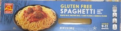 White Rice, Brown Rice, Corn Flour & Quinoa Flour Gluten Free Pasta, Spaghetti