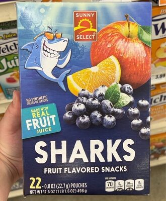 Fruit Flavored Snacks Sharks, Fruit