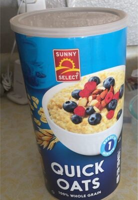 100% Whole Grain Quick Oats, 100% Whole Grain