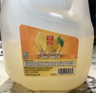 Old Fashioned Lemonade Flavored Juice, Old Fashioned Lemonade