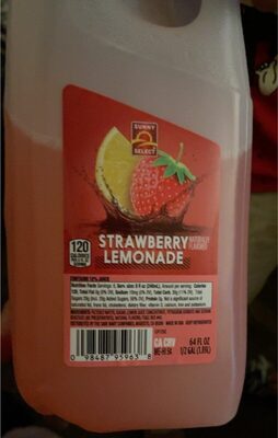 Strawberry Lemonade Flavored Juice, Strawberry Lemonade