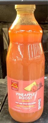 Pineapple Boost Pineapple, Guava And Beet Fruit And Vegetable Blend Smoothie, Pineapple Boost