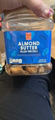 Almond Butter Filled Pretzels, Almond Butter