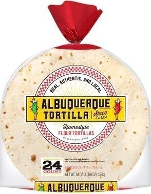 Flour Homestyle Tortillas, Flour