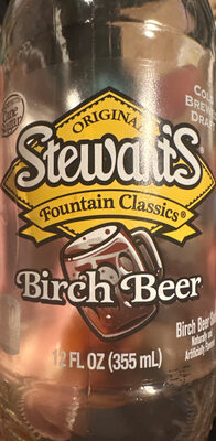 Stewart's, Fountain Classics, Soda, Birch Beer, Birch Beer