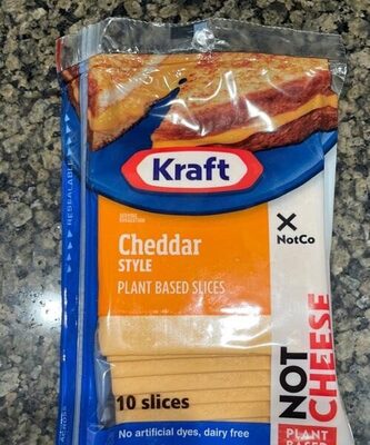 Cheddar Style Plant Based Slices, Cheddar Style