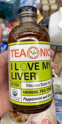 Peppermint And Ginger Detox Herbal Tea Tonic, Peppermint And Ginger