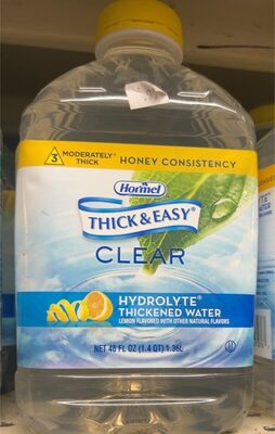 Hydrolyte Drink Thickened Water With Lemon, Lemon