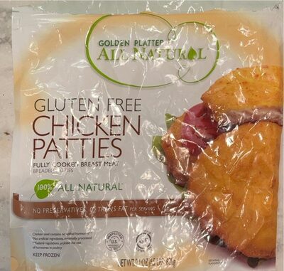 All Natural Gluten Free Chicken Patties