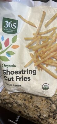 Organic Shoestring Cut Fries Fried Potatoes, Shoestring Cut Fries