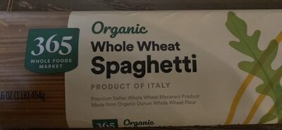 Whole Wheat Macaroni Product, Spaghetti