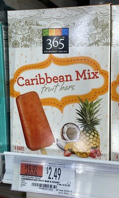 Caribbean Mix Fruit Bars, Caribbean Mix