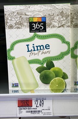 Lime Fruit Bars, Lime
