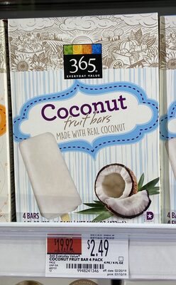 Coconut Fruit Bars, Coconut