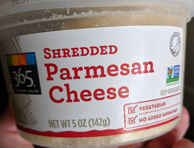 Parmesan Shredded Cheese, Parmesan