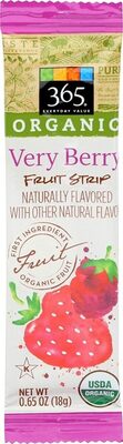365 Organic Everyday Value, Organic Very Berry Fruit Strip