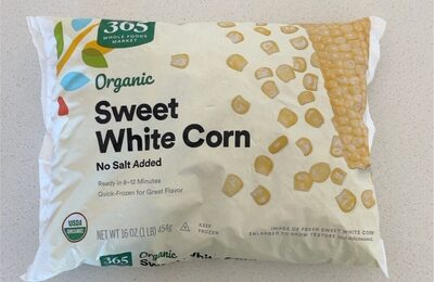 Organic Sweet White Corn
