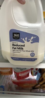 2% Reduced Fat Milk