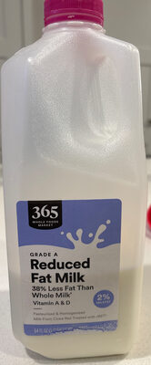 2% Reduced Fat Milk