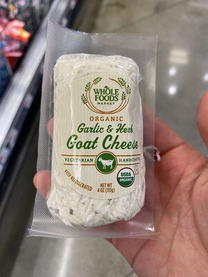 Garlic & Herb Organic Goat Cheese, Garlic & Herb