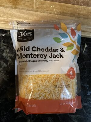 Mild Cheddar & Monterey Jack Cheese Shreds, Mild Cheddar & Monterey Jack