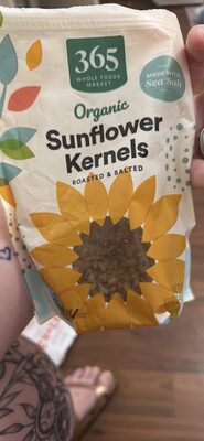 Roasted & Salted Organic Sunflower Kernels, Roasted & Salted