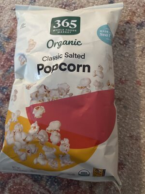Classic Salted Organic Popcorn, Classic Salted