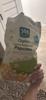 Organic Reduced Fat & Sodium Popcorn, Organic