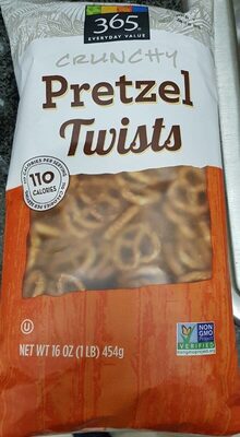 Salted Crunchy Pretzel Twists, Salted