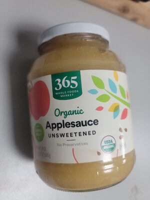 Unsweetened Organic Applesauce, Unsweetened