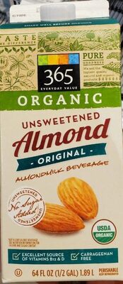 Original Unsweetened Almondmilk Beverage, Original