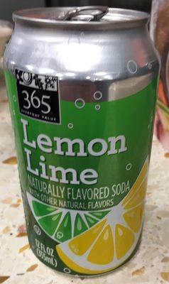 Flavored Soda, Lemon Lime