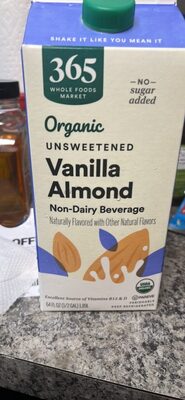 Vanilla Unsweetened Almondmilk Beverage, Vanilla
