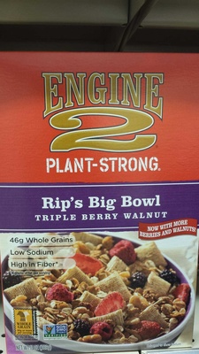 Engine 2, Plant-Strong, Rip's Big Bowl Triple Berry Walnut