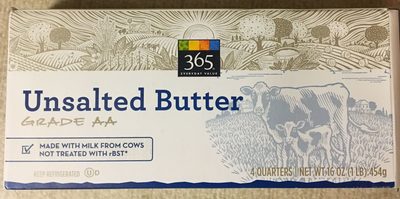 Unsalted Butter, Unsalted