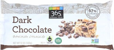 Dark Chocolate Baking Chunks, Dark Chocolate
