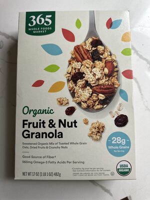 Fruit & Nut Granola Cereal, Fruit & Nut