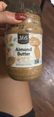 365 Everyday Value, Almond Butter, Creamy, Creamy