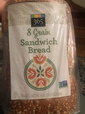 8 Grain Sandwich Bread, 8 Grain