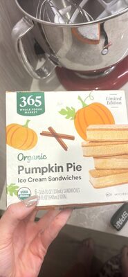 Pumpkin Pie Ice Cream Sandwiches, Pumpkin Pie