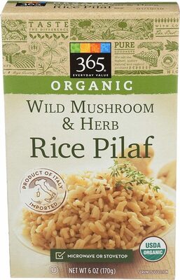 Wild Mushroom & Herb Rice Pilaf, Wild Mushroom & Herb