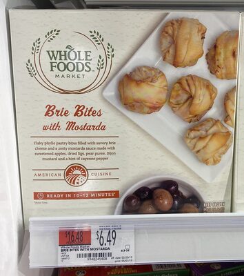 Brie Bites With Mostarda