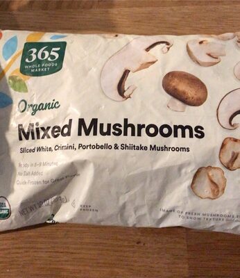 Sliced White, Crimini, Portobello, & Shiitake Mixed Mushrooms