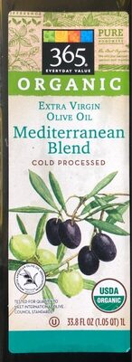 Organic Mediterranean Extra Virgin Olive Oil, Mediterranean