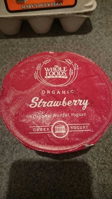 Whole Foods Market, Greek Yogurt, Strawberry, Strawberry