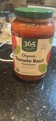 Tomato Basil Organic Pasta Sauce, Tomato Basil