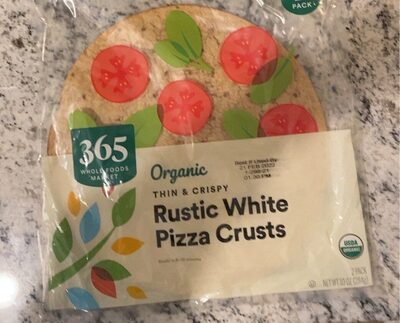 Thin & Crispy Rustic White Pizza Crusts, Thin & Crispy