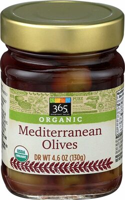 Mediterranean Organic Olives, Mediterranean