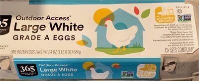 Garde A Large White Eggs