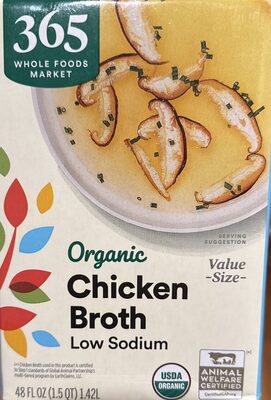 Chicken Organic Low Sodium Broth, Chicken